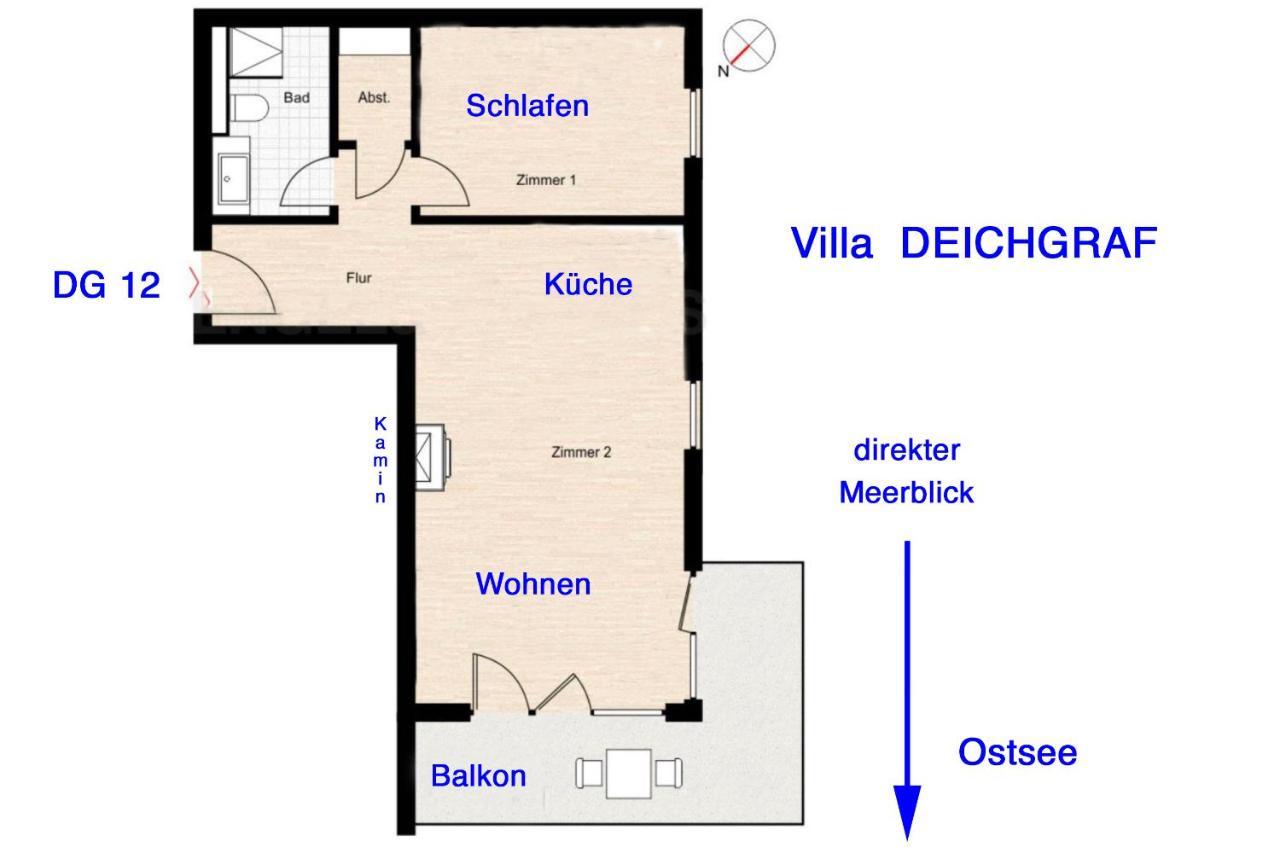 Villa Deichgraf 12 "Meerblick" Boergerende-Rethwisch Exterior photo